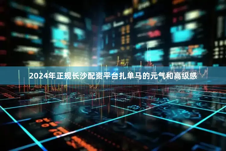2024年正规长沙配资平台扎单马的元气和高级感